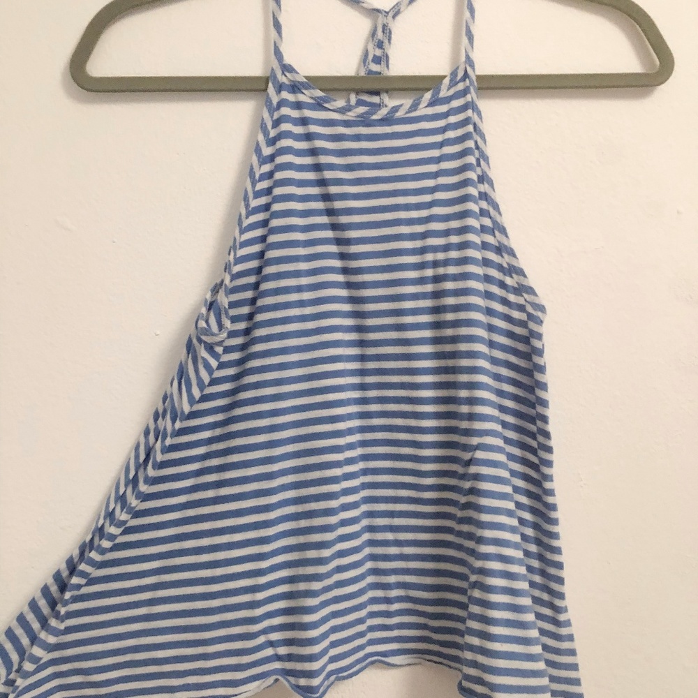 striped halter top